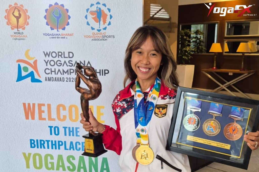 Meet the World Yogasana Champion on Our Seminyak Timetable, Ms. Ivara Candra Kartika.