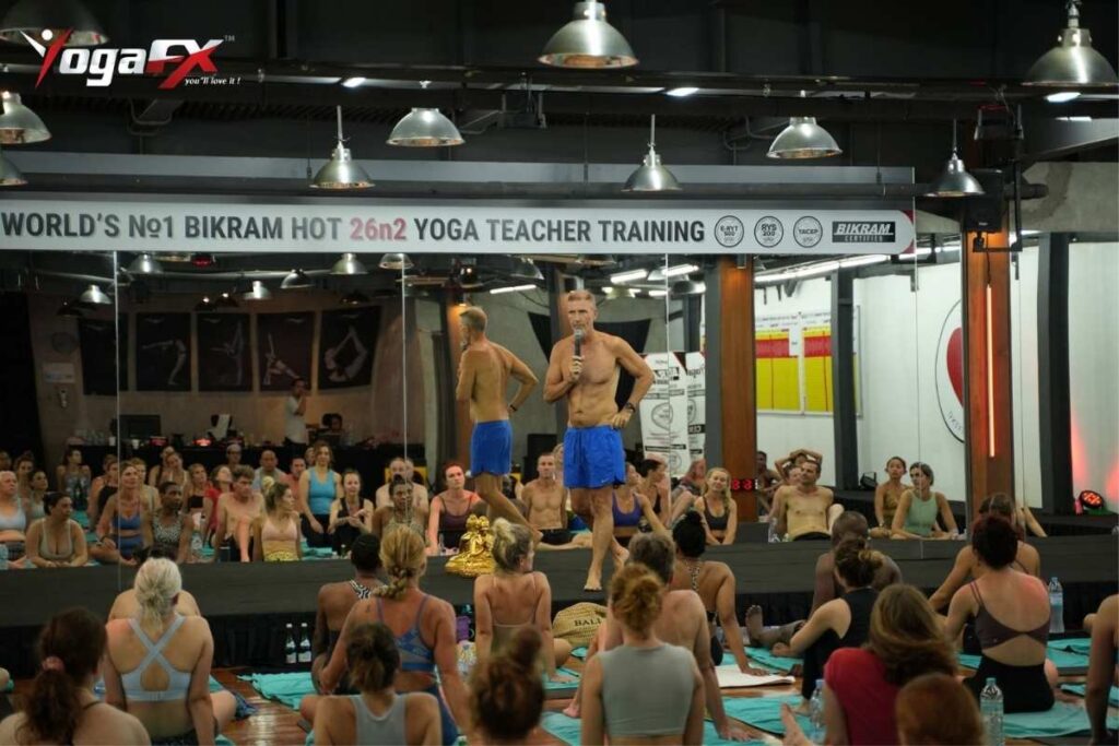 Controlled breathing used to prepare the nervous system before Bikram's heated sequence